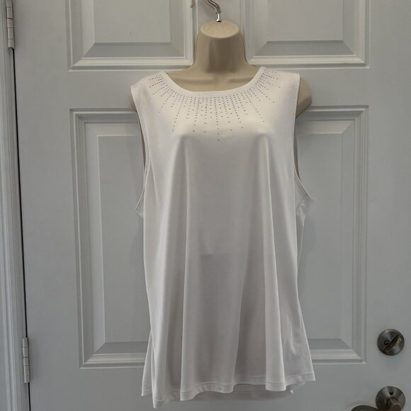 White Studded Top by Bronte & Tallulah - Picture 1 of 2